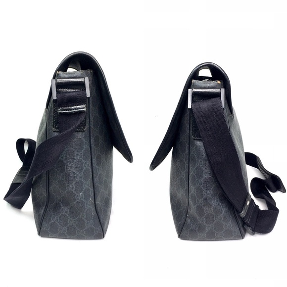 Authentic Gucci black monogram unisex mess… - Picture 7 of 16